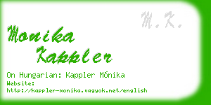 monika kappler business card